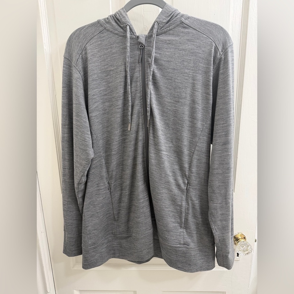 Woolx Ryann Charcoal Grey Hoodie